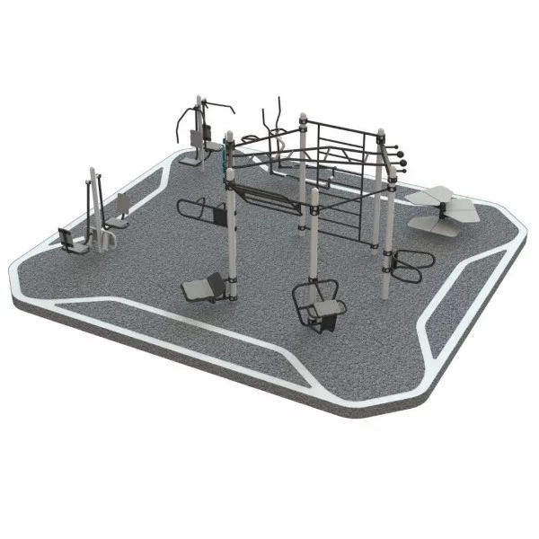 Parc Fitness Outdoor EL08 - Station Functional Outdoor - BSA PRO