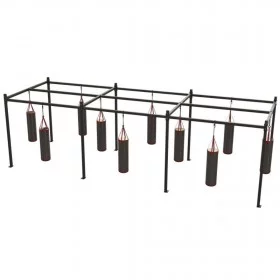 Portique pour 10 sacs de boxe - Portique pour Sacs de boxe - BSA PRO