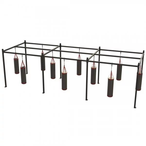 Portique pour 10 sacs de boxe - Portique pour Sacs de boxe - BSA PRO