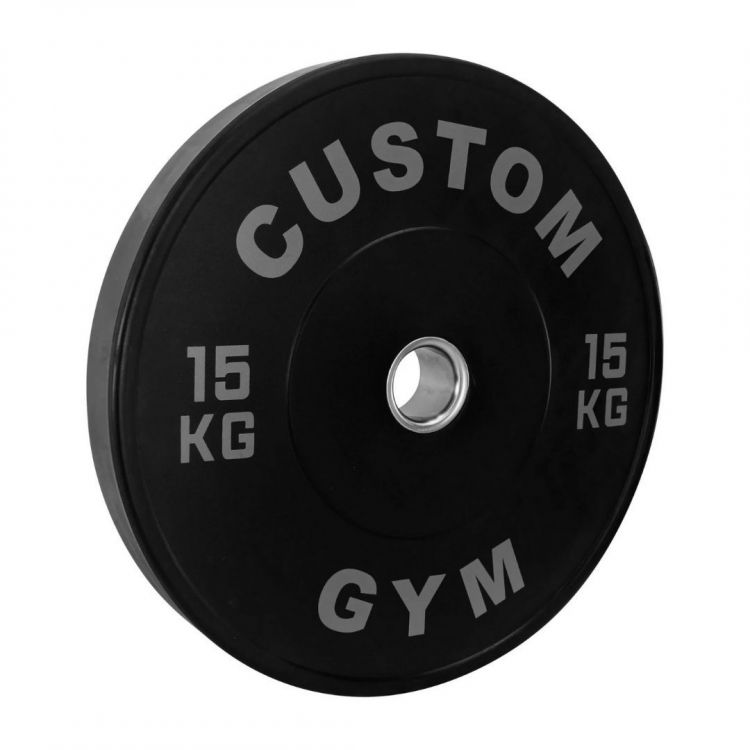 Bumper plate 15 kg CUSTOM GYM - Disques cross training - BSA PRO