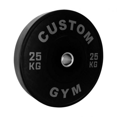 Bumper plate 25 kg CUSTOM GYM - Disques cross training - BSA PRO