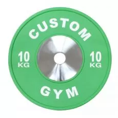Disque Compétition Bumper 10 kg CUSTOM GYM Disques cross training BSA PRO