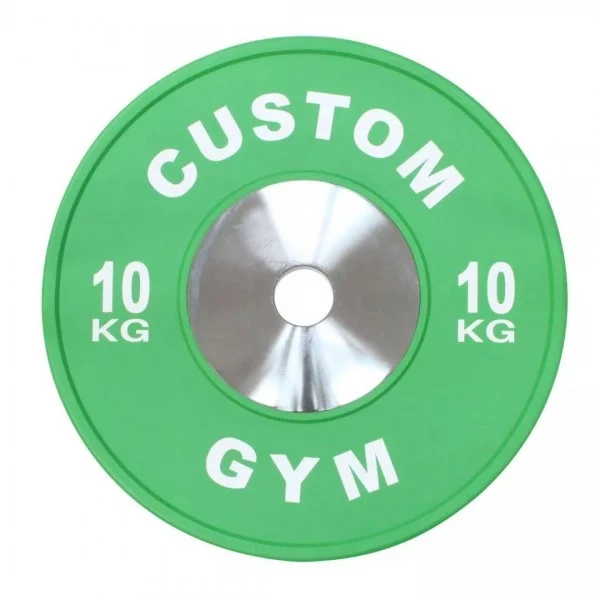 Disque Compétition Bumper 10 kg CUSTOM GYM - Disques cross training - BSA PRO