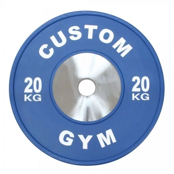 Disque Compétition Bumper 20 kg CUSTOM GYM - Disques cross training - BSA PRO