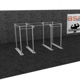 Cage Cross Training Double Rack CUSTOM GYM DR01 - BSA cages Cross Training - BSA PRO