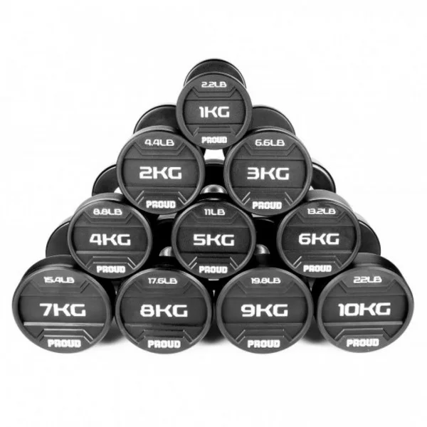 Haltères PU Set 27.5 - 37.5 kg - Haltères de musculation - BSA PRO