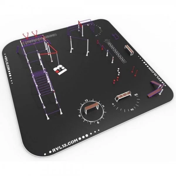 STREET WORKOUT Parc 240 m2 - Workout Large Park - BSA PRO