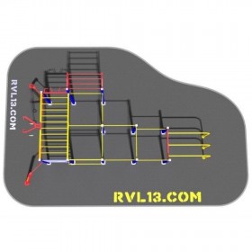 Nippur M PLUS parc 93 m2 Street Workout - Workout Middle Park - BSA PRO