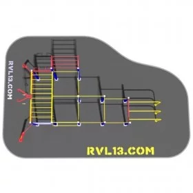 Nippur M PLUS parc 93 m2 Street Workout - Workout Middle Park - BSA PRO