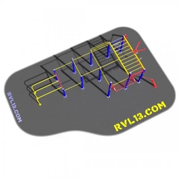 Nippur M PLUS parc 93 m2 Street Workout - Workout Middle Park - BSA PRO