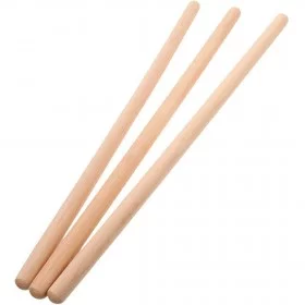 Bätons de gym bois - 120 cm - Barres lestées et racks - BSA PRO