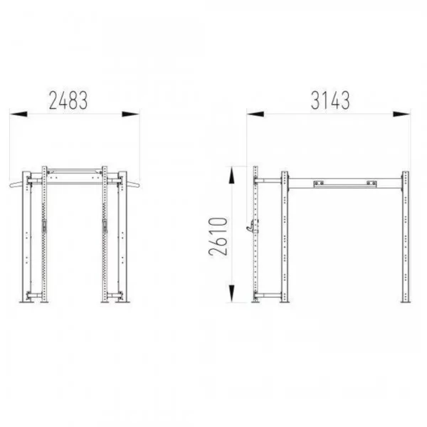 FS plus 300 - Cages functional training - BSA PRO