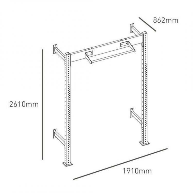 FS wall 100 - Cages functional training - BSA PRO