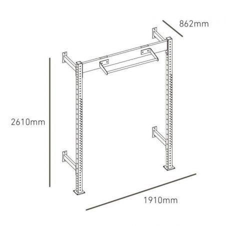FS wall 100 - Cages functional training - BSA PRO