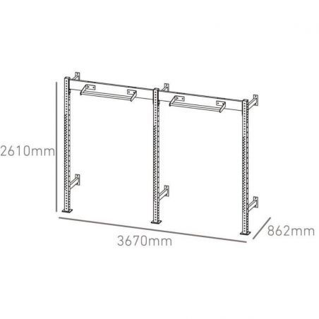 FS wall plus 100 - Cages functional training - BSA PRO