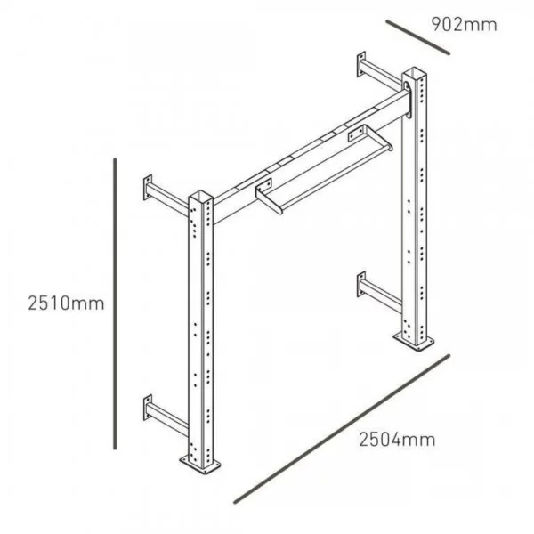 FS wall 200 - Cages functional training - BSA PRO