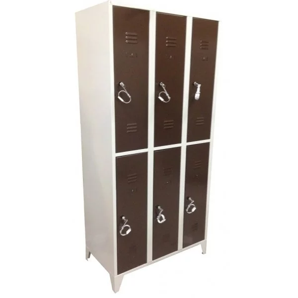 Vestiaire 6 casiers 300 mm - Vestiaires - BSA PRO