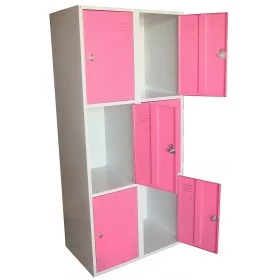 Vestiaire 6 casiers 300 mm A26 - Vestiaires - BSA PRO