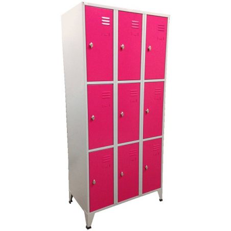 Armoire 9 casiers 300 mm Vestiaires BSA PRO Armoire 9 casiers 300 mm Vestiaires BSA PRO