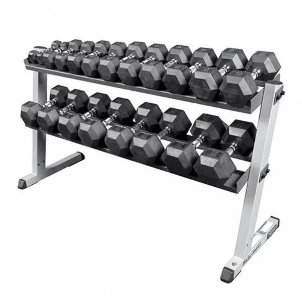 Rack haltères HEX 2 niveaux - Racks de musculation - BSA PRO