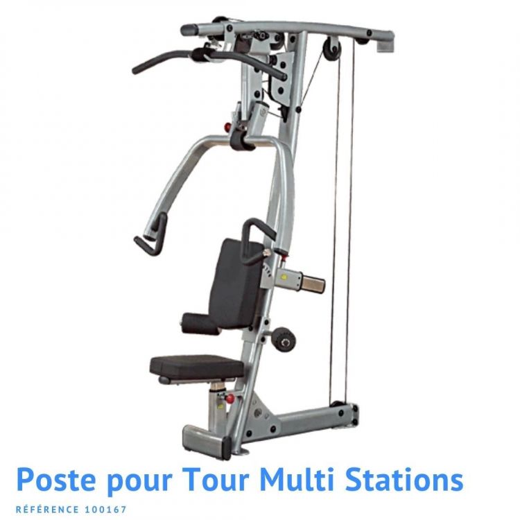 Poste Presse verticale et tirage dorsal Pro Dual Multi stations BSA PRO Poste Presse verticale et tirage dorsal Pro Dual Multi stations BSA PRO