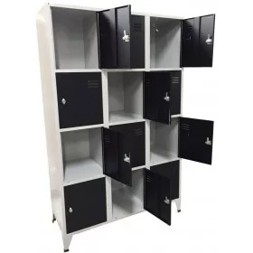 Vestiaire 12 casiers 400 mm B312 - Vestiaires - BSA PRO