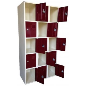 Vestiaire 15 casiers 300 mm - Vestiaires - BSA PRO