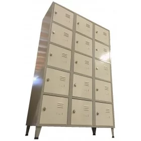 Vestiaire 15 casiers 400 mm - Vestiaires - BSA PRO