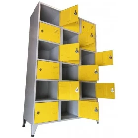 Vestiaire 15 casiers 400 mm - Vestiaires - BSA PRO