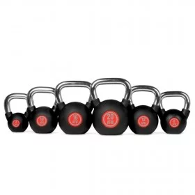 Kettlebells Caoutchouc noir - Kettlebells original - BSA PRO