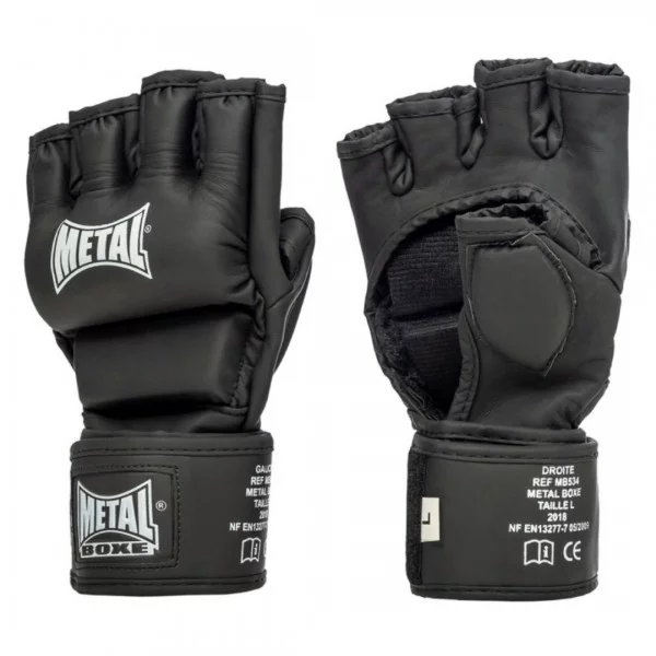 Gants combat libre MMA noir - Gants Boxe - BSA PRO