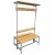 Banc double dossier - patère - tablette sac 1500 mm