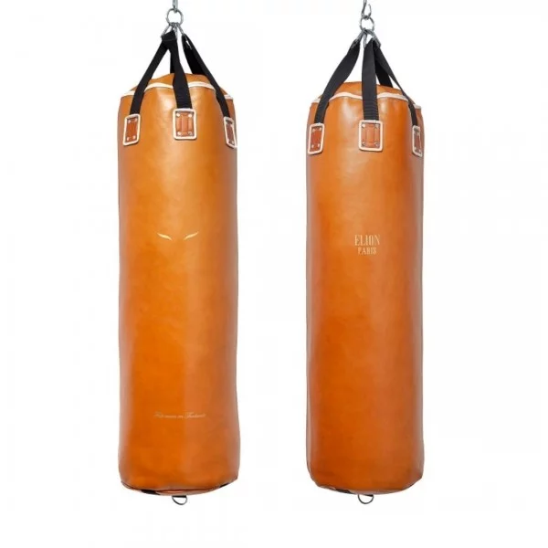 Sac de frappe 135 cm cuir marron ELION - Sacs de frappe - BSA PRO