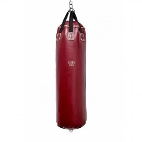 Sac de frappe 135 cm cuir bordeaux ELION - Sacs de frappe - BSA PRO