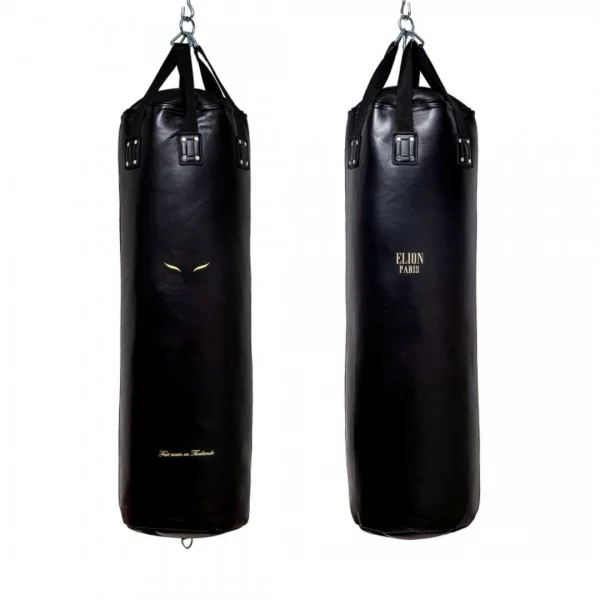Sac de frappe 135 cm cuir noir ELION - Sacs de frappe - BSA PRO
