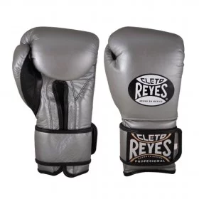 Gants de boxe REYES Pro silver - Gants Boxe - BSA PRO