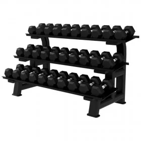 Rack haltères 3 plateaux - Racks de musculation - BSA PRO