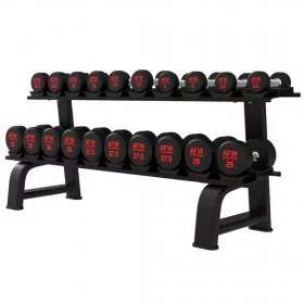 Rack 2 niveaux pour haltères rondes - Racks de musculation - BSA PRO