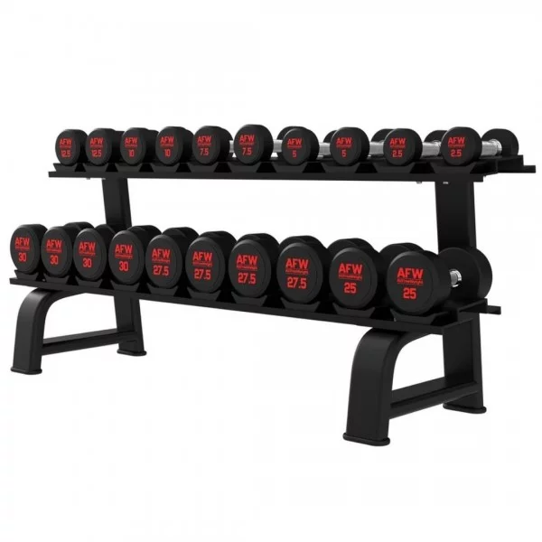 Rack 2 niveaux pour haltères rondes - Racks de musculation - BSA PRO