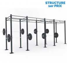 STRUCTURE CROSS TRAINING 5.77 x 1.20 x 2.75 m Cages Cross training centrales BSA PRO