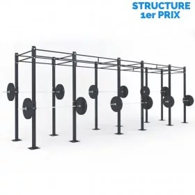 STRUCTURE CROSS TRAINING 6.90 x 1.80 x 2.75 m - Cages Cross training centrales - BSA PRO