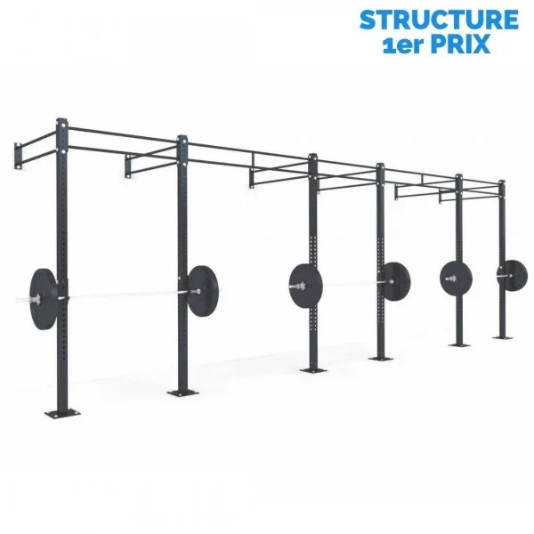 Cage cross training murale 6.90 x 1.72 x 2.75 m - Cages Cross training murales - BSA PRO