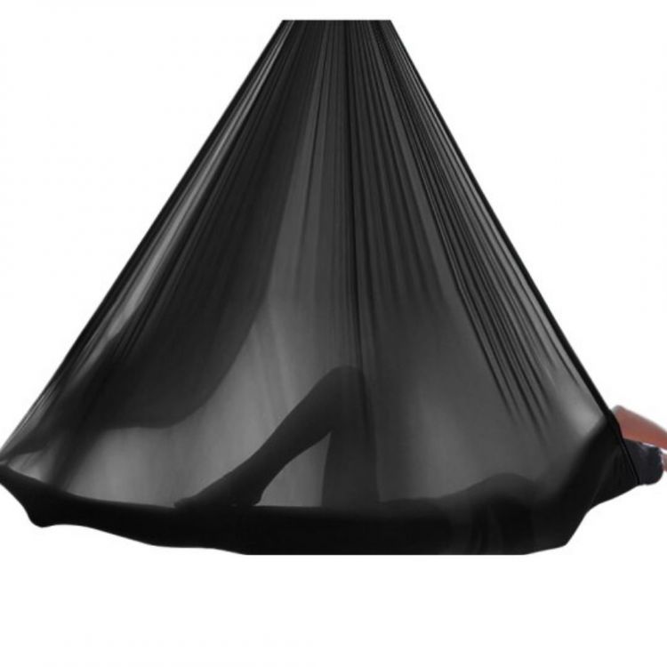 Hamac Yoga Aérien 5 x 2.80 m noir - Yoga Aérien - BSA PRO