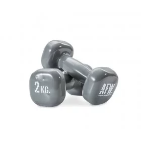 Haltères vinyle grise 2 kg - Haltères et racks - BSA PRO