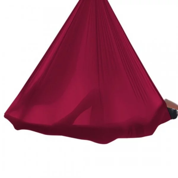 Hamac Yoga Aérien 4 x 2.80 m bordeaux - Yoga Aérien - BSA PRO