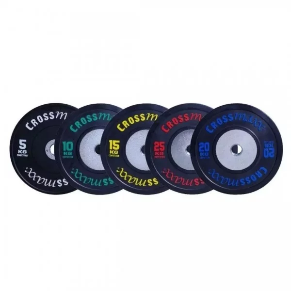 Competition bumper plate noir - Disques cross training - BSA PRO