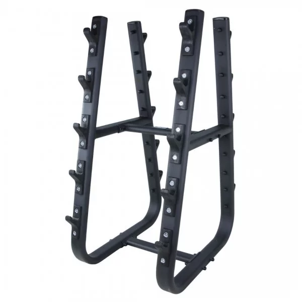 Support pour barre droite et curl noir - Racks de musculation - BSA PRO
