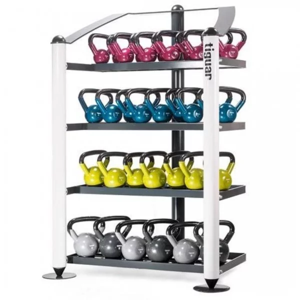 Support kettlebell 4 niveaux - Racks de rangement Fitness - BSA PRO