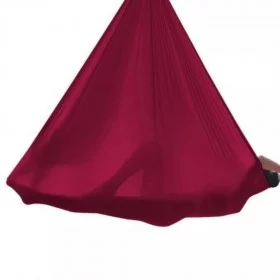 Hamac Yoga Aérien 5 x 2.80 m bordeaux - Yoga Aérien - BSA PRO