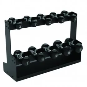 Set Haltères caoutchouc 20-30 kg - Haltères de musculation - BSA PRO